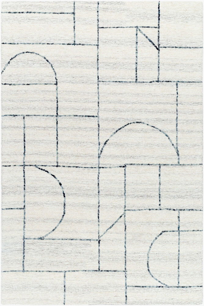 Jules Handmade Rug, by Surya, 1'6" length x 1'6" width