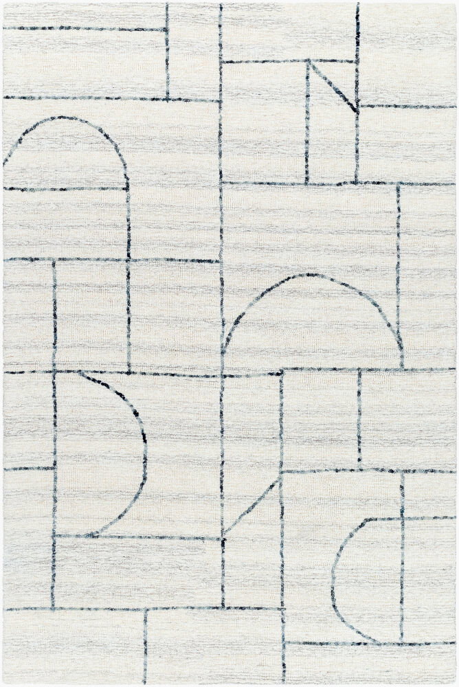 Jules Handmade Rug, by Surya, 1'6" length x 1'6" width