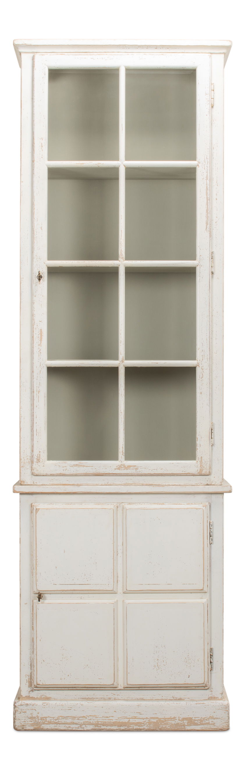 Tower Bookcase, by Sarreid, 1'4" length x 2'5" width x 7'7" height View 2