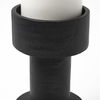 Bolton I  Black Metal Table Candle Holders, Candles & Candle Holder by Mercana, 3.94" length x 3.94" width x 10.63" height thumbnail 7