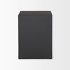 Sobi Matte Black Square Metal Side Table, Side & End Table by Mercana, 17" length x 17" width x 22" height thumbnail 4