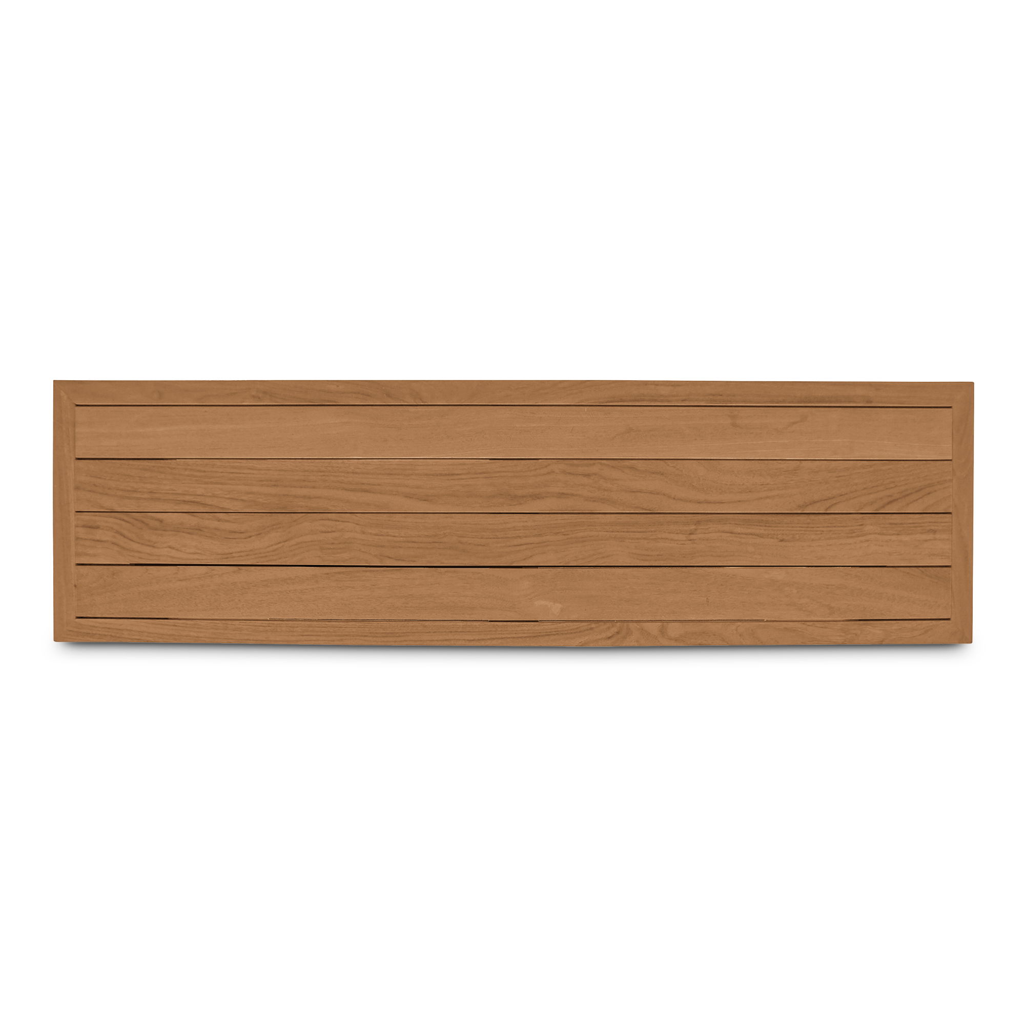 Marina Outdoor Dining Bench Natural, Benche by Moe's Home, 57.99" width x 17.99" height x 16.02" depth View 4