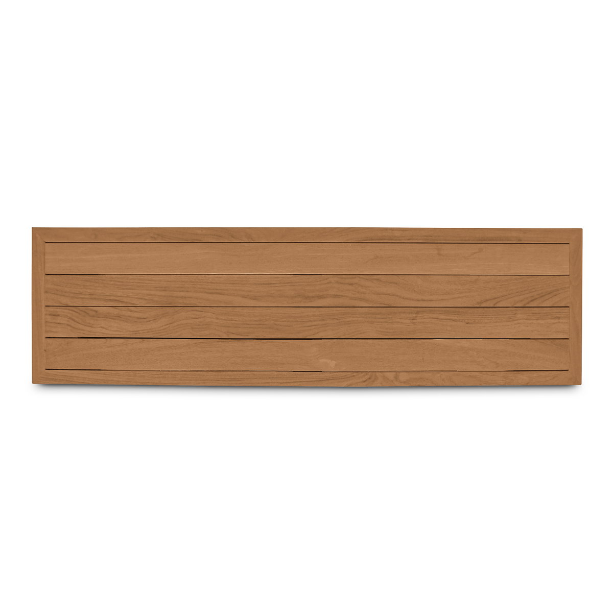 Marina Outdoor Dining Bench Natural, Benche by Moe's Home, 57.99" width x 17.99" height x 16.02" depth View 4