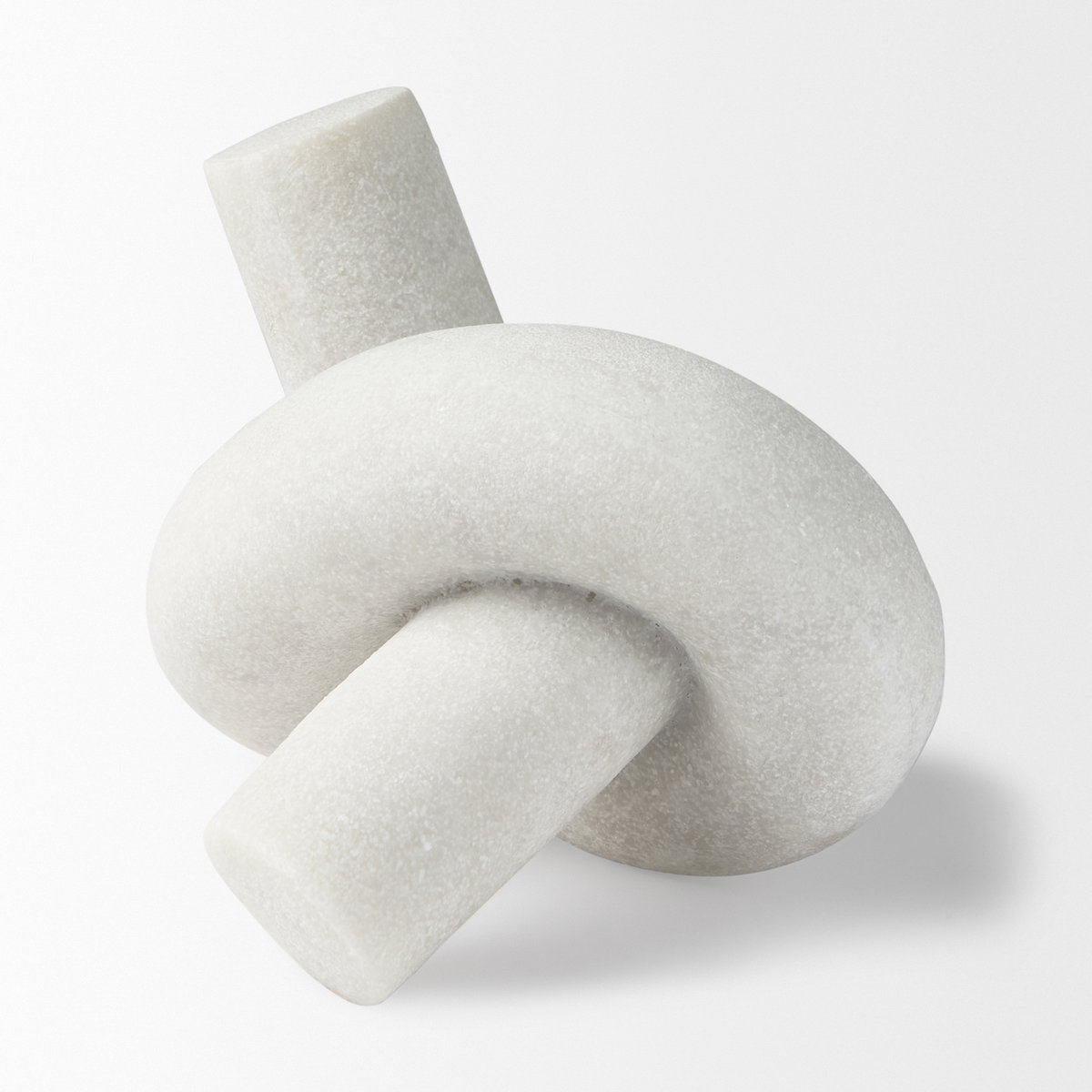 Otto Granite Resin Small Knot Sculpture Decorative Object, by Mercana, 7.99" length x 7.01" width x 5" height View 6