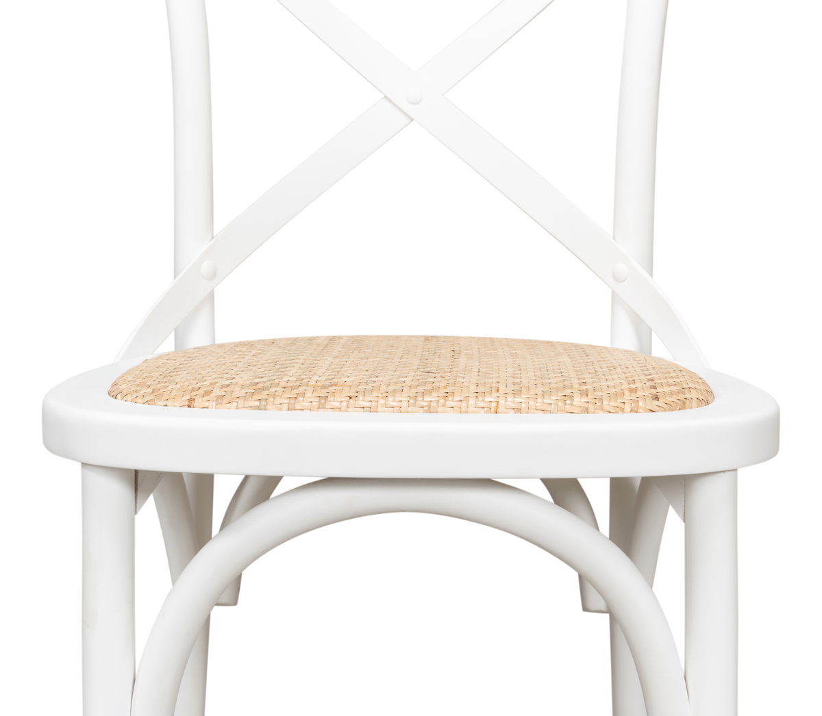 Tuileries Side Chair  White, by Sarreid, 1'10" length x 1'8" width x 2'11" height View 12