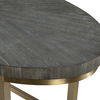 Taja Walnut Oval Desk thumbnail 3