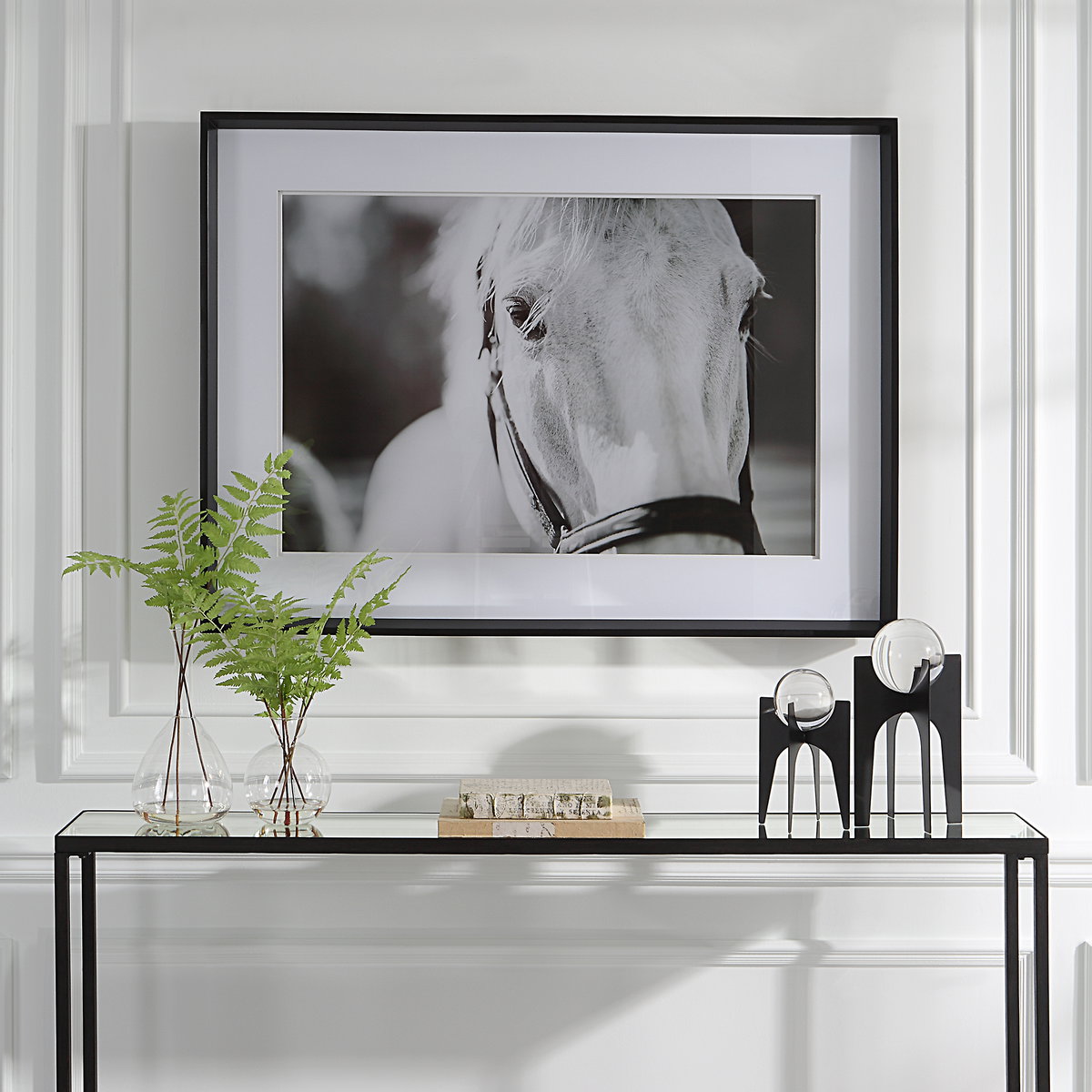 Eyes On The Prize Framed Print, Painting by Uttermost, 46.25" width x 34.25" height x 2.5" depth View 2