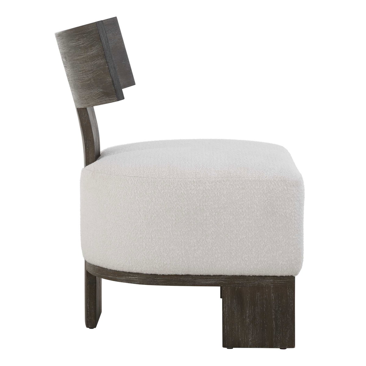 Finlay Dark Walnut Accent Chair, by Uttermost, 27.5" width x 32.25" height x 25.5" depth View 6