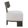 Finlay Dark Walnut Accent Chair, by Uttermost, 27.5" width x 32.25" height x 25.5" depth thumbnail 6
