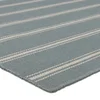 Memento Handmade Indoor/Outdoor Striped Slate/ Ivory, Rug by Jaipur Living, 8' width x 10' height x 0.25" depth thumbnail 1