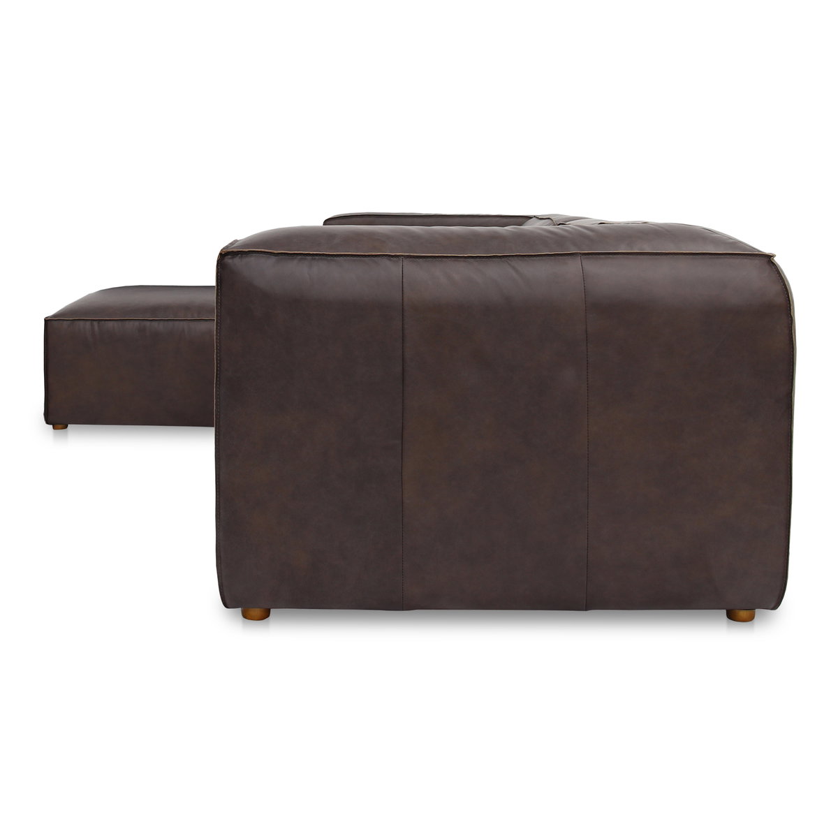 Form Lounge Modular Sectional Espresso Brown, Sectional Sofa by Moe's Home, 112" width x 26" height x 71.5" depth View 3