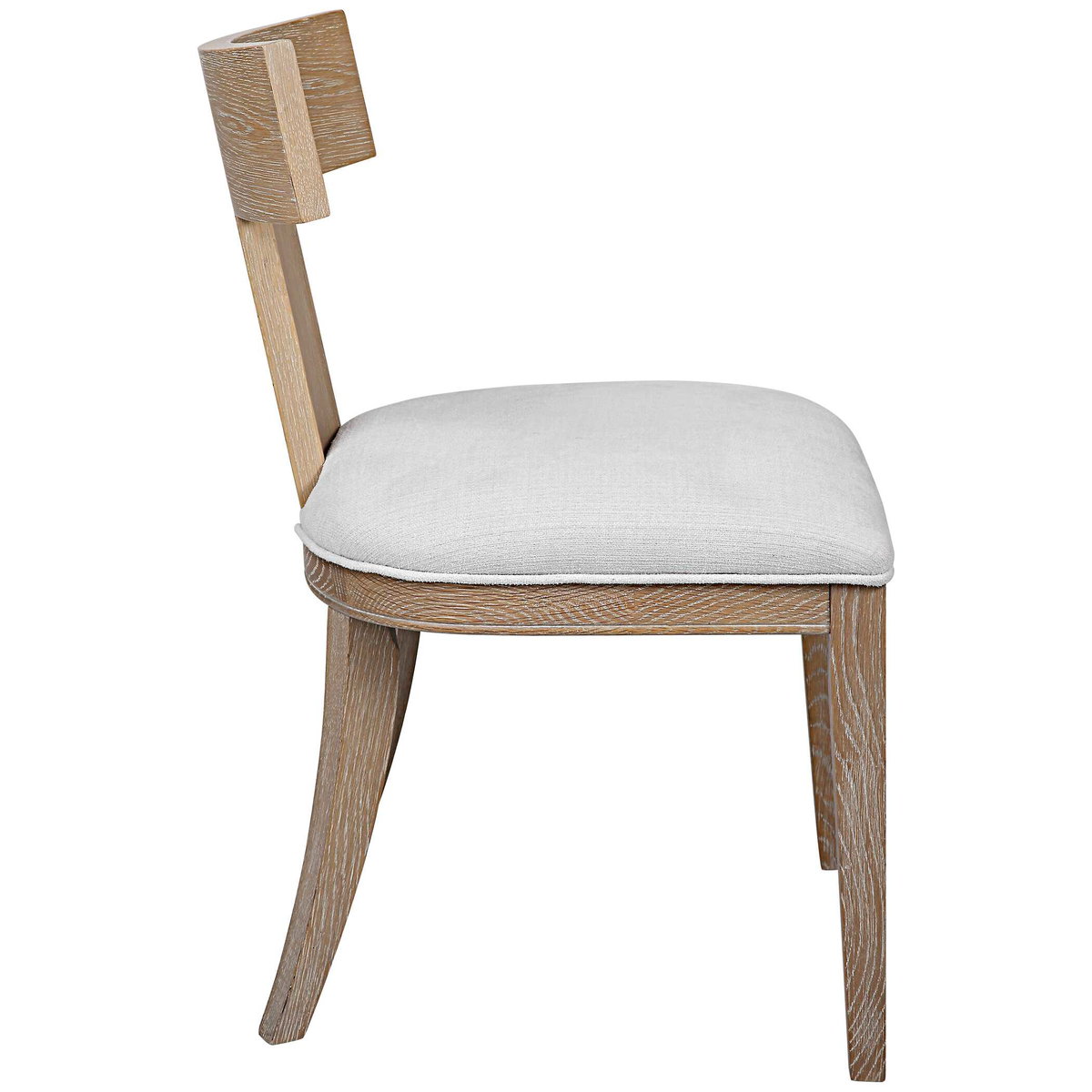 Idris Armless Chair Natural, Accent Chair by Uttermost, 20.5" width x 34" height x 23.25" depth View 5