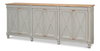Marksman Sideboard Antique Muted Grey, by Sarreid, 1'8" length x 8' width x 3'3" height thumbnail 1