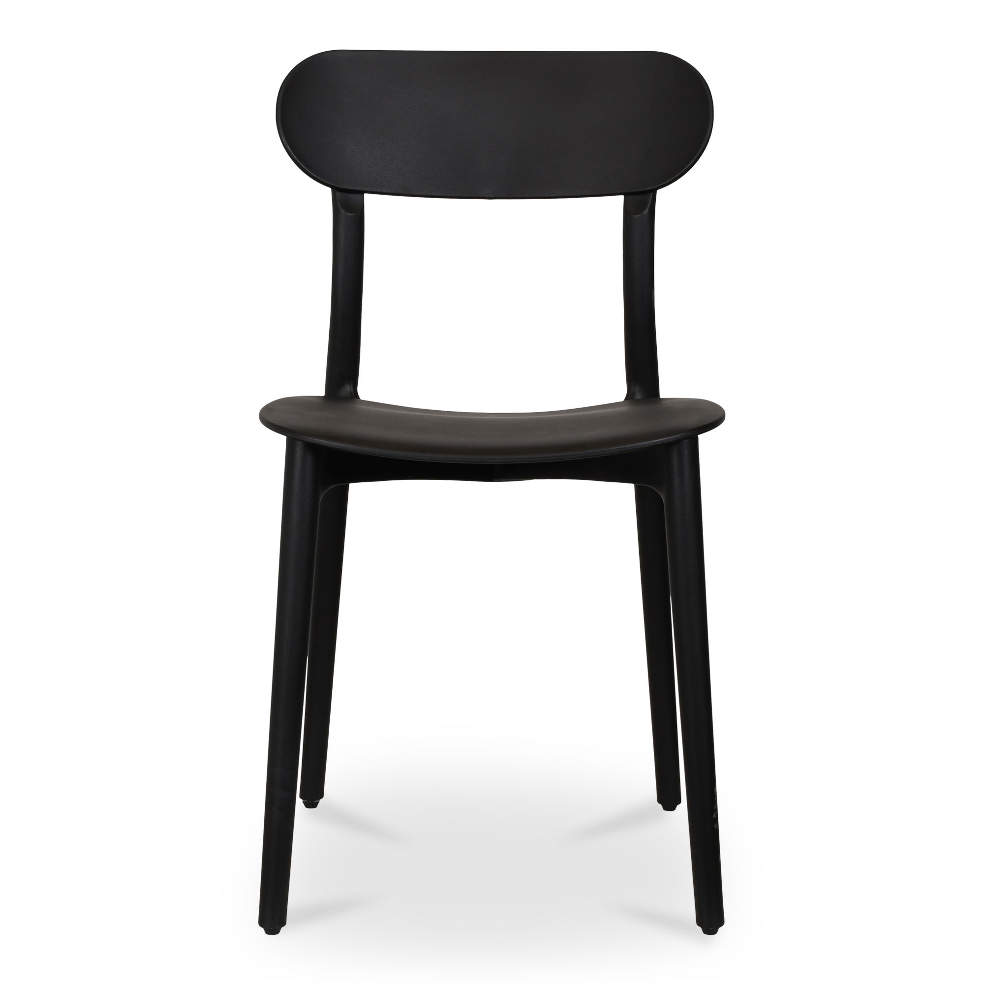 Kent Outdoor Dining Chair Black - Set Of Two, by Moe's Home, 16.75" width x 31" height x 20.5" depth View 4
