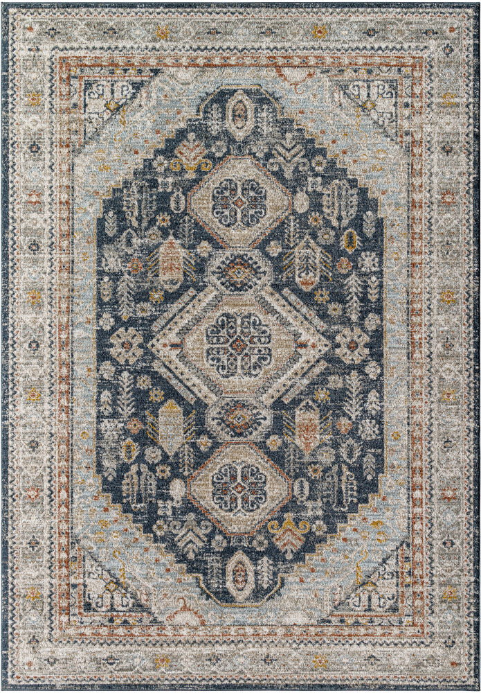 Beckham Machine Woven Rug, by Surya, 1'3.75" length x 1'3.75" width
