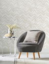 Polished Chevron White & Gold Wallpaper thumbnail 2