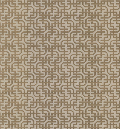 Dynastic Lattice Gold Wallpaper