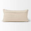 Kodi 14x26 Cream with Stripes Lumbar Pillow Cover, Decorative Pillow by Mercana, 26" length x 0.5" width x 14" height thumbnail 7