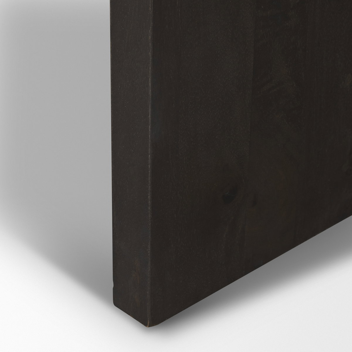 Tarro Brown Wood with Triangle Legs Coffee Table, by Mercana, 44" length x 44" width x 17.5" height View 10
