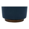 Oscy Swivel Chair Dark Atlantic Blue, Accent Chair by Moe's Home, 31" width x 28" height x 31" depth thumbnail 10