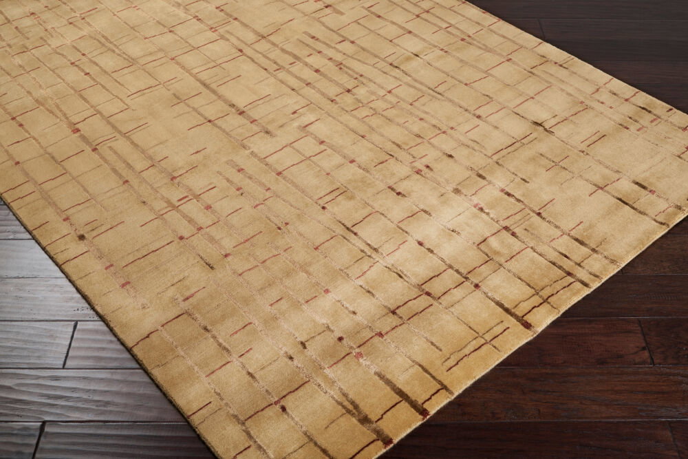 Shibui Handmade Rug, by Surya, 3' length x 2' width
