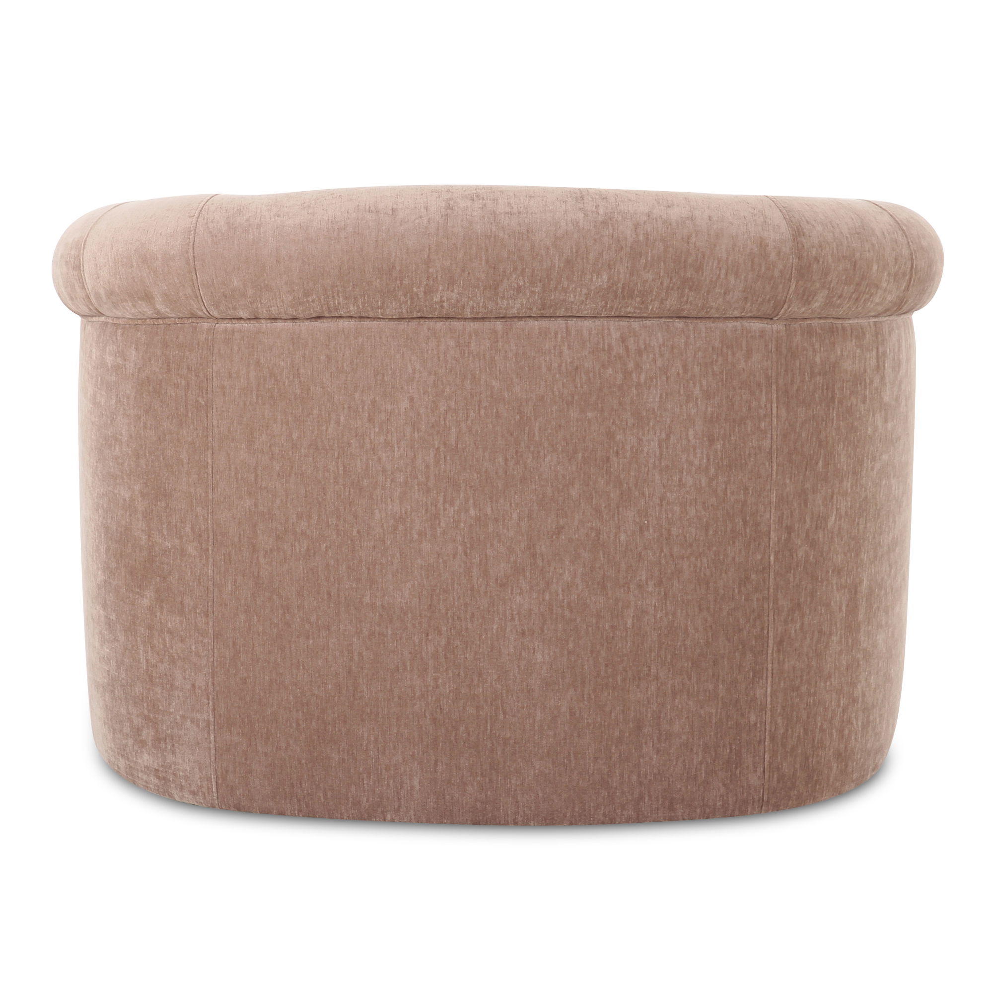 Thora Lounge Chair Blush, Accent Chair by Moe's Home, 39.25" width x 28.75" height x 35" depth View 4