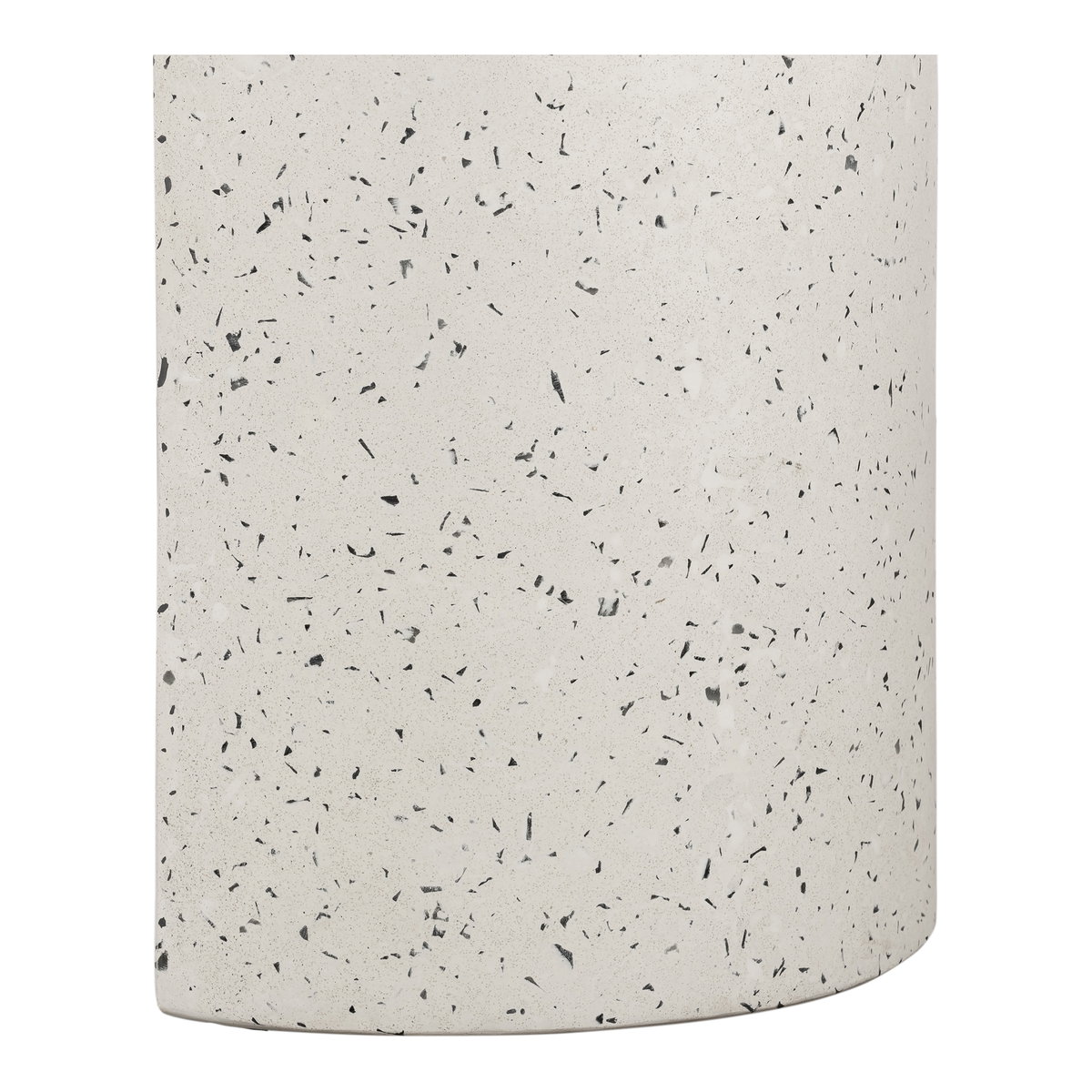 Lyon Outdoor Bench White Terrazzo, by Moe's Home, 5'10.9" width x 1'5.7" height x 1'3" depth View 6