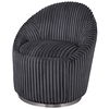 Crue Gray Fabric Swivel Chair, Furniture by Uttermost, 29.2" width x 32" height x 31" depth thumbnail 5