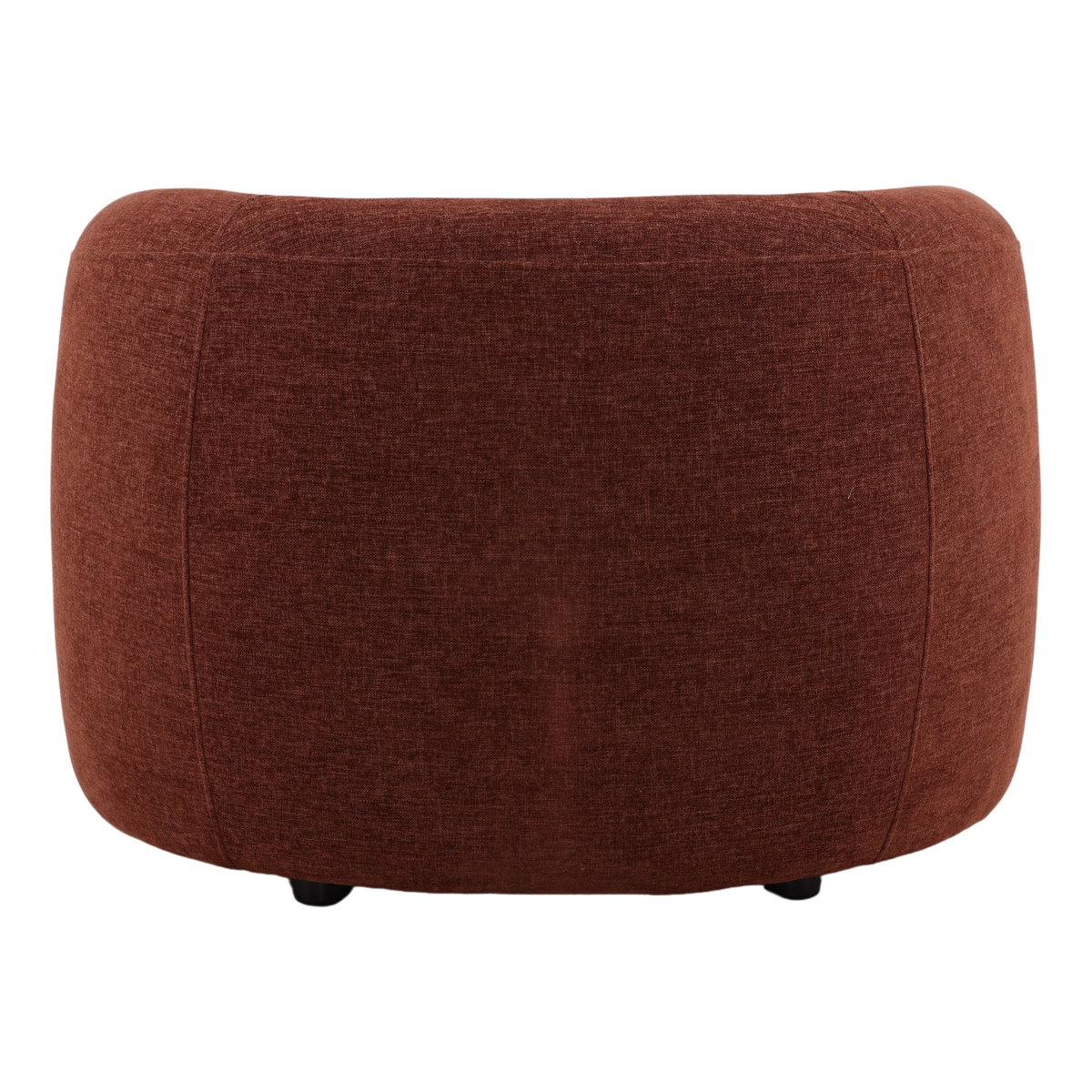 Iroh Occasional Chair Rust, Accent Chair by Dovetail, 40.25" width x 28.62" height x 34.75" depth View 4