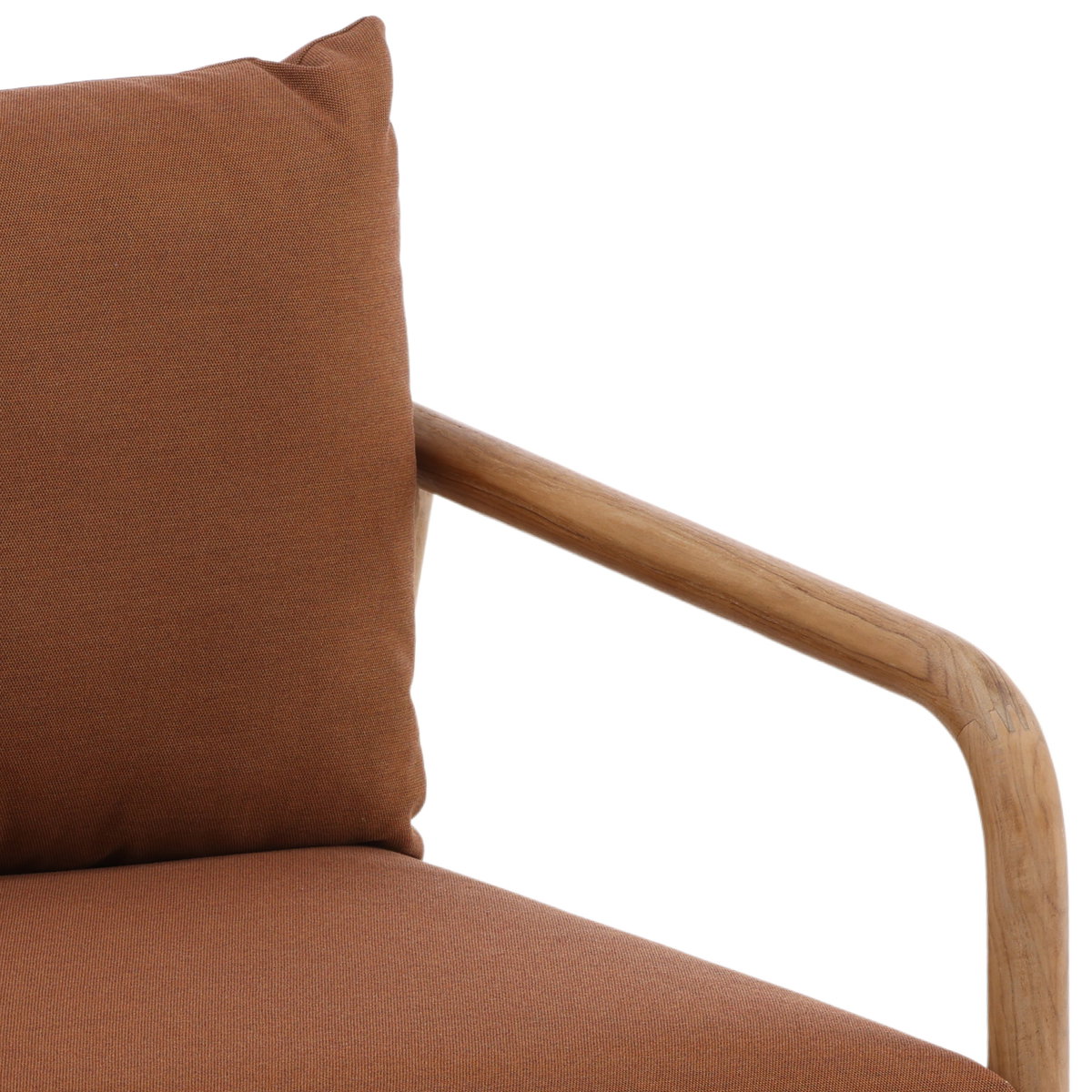 Aimee Outdoor Occasional Chair Sienna, Accent Chair by Dovetail, 27.67" width x 31.53" height x 33.19" depth View 6
