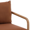 Aimee Outdoor Occasional Chair Sienna, Accent Chair by Dovetail, 27.67" width x 31.53" height x 33.19" depth thumbnail 6