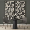 Inala Curved Back Dining Side Chair | Grey Fabric with Metal, Dining Chair by Mercana, 21.26" length x 25.59" width x 34.25" height thumbnail 3
