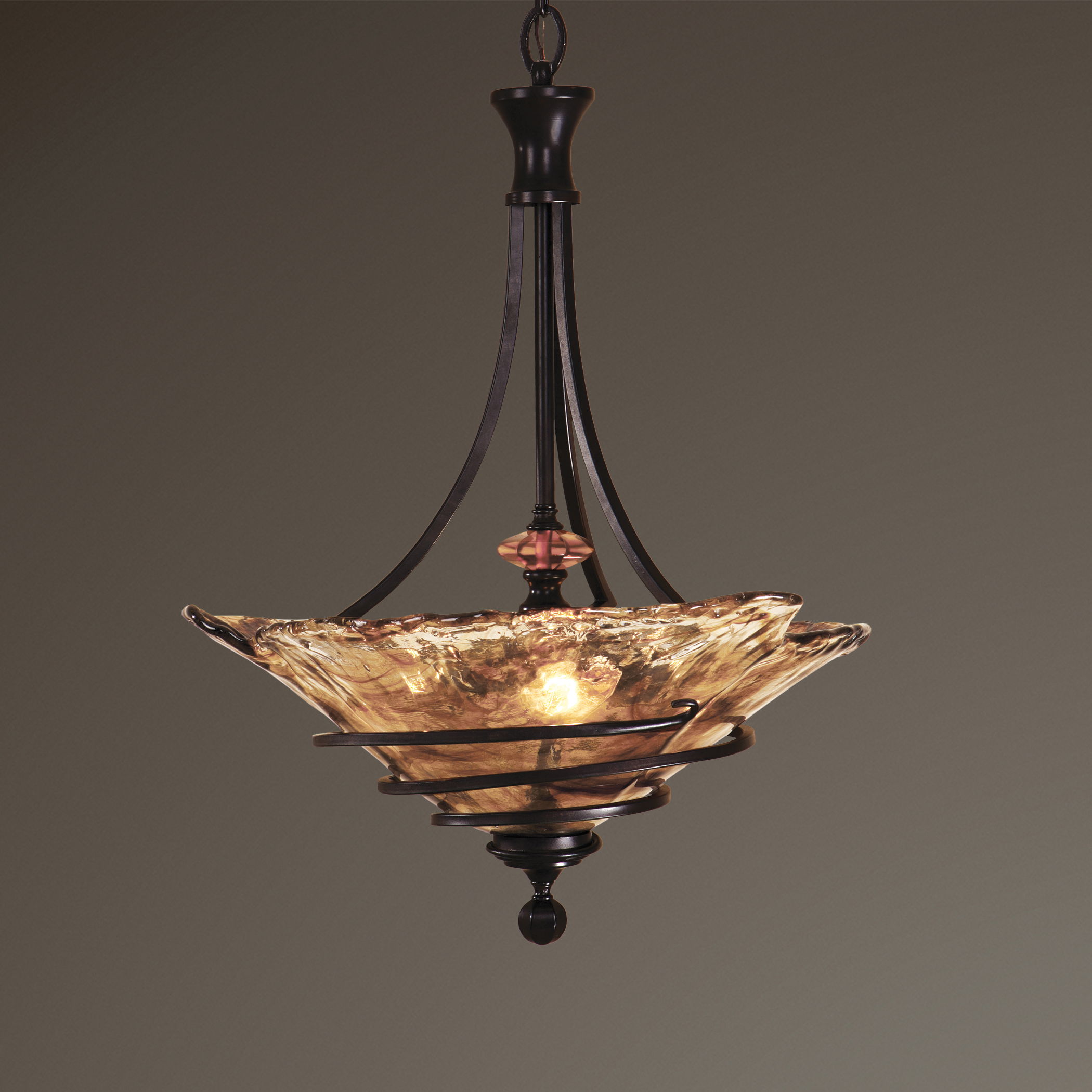 Vitalia 3 Lt Oil Rubbed Bronze Pendant large image 