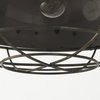Zaio 12.5Lx 12.5W x 18.5H Weathered Antique Gold Metal Caged Bulb Pendant Light, by Mercana, 12.5" length x 12.5" width x 18.5" height thumbnail 12