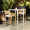 Montellano White Outdoor Bar Table, Furniture by Uttermost, 32" width x 42.25" height x 32" depth thumbnail 4