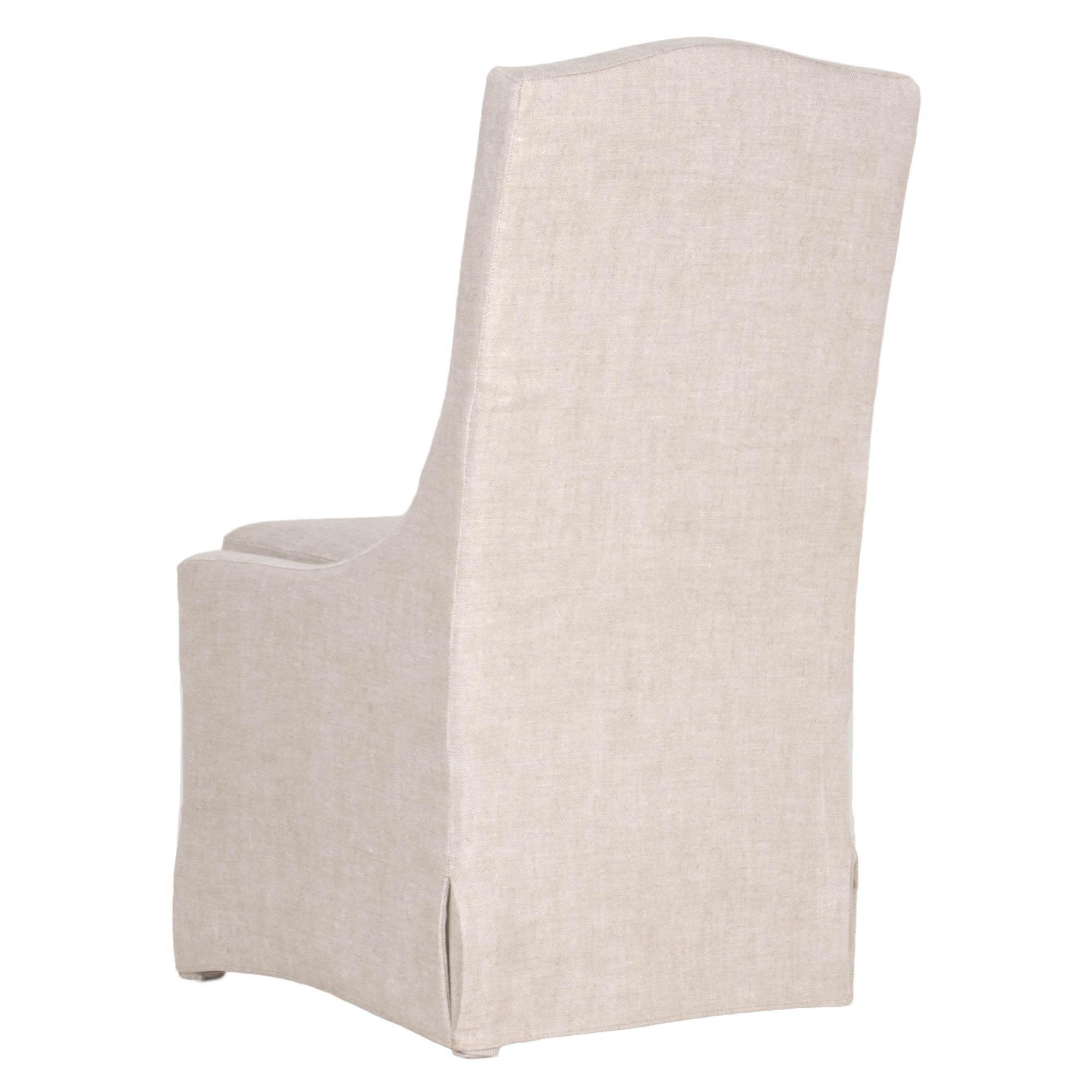Colette Slipcover Dining Chair, Set of 2, by Essentials for Living, 23" width x 41" height x 27" depth View 4