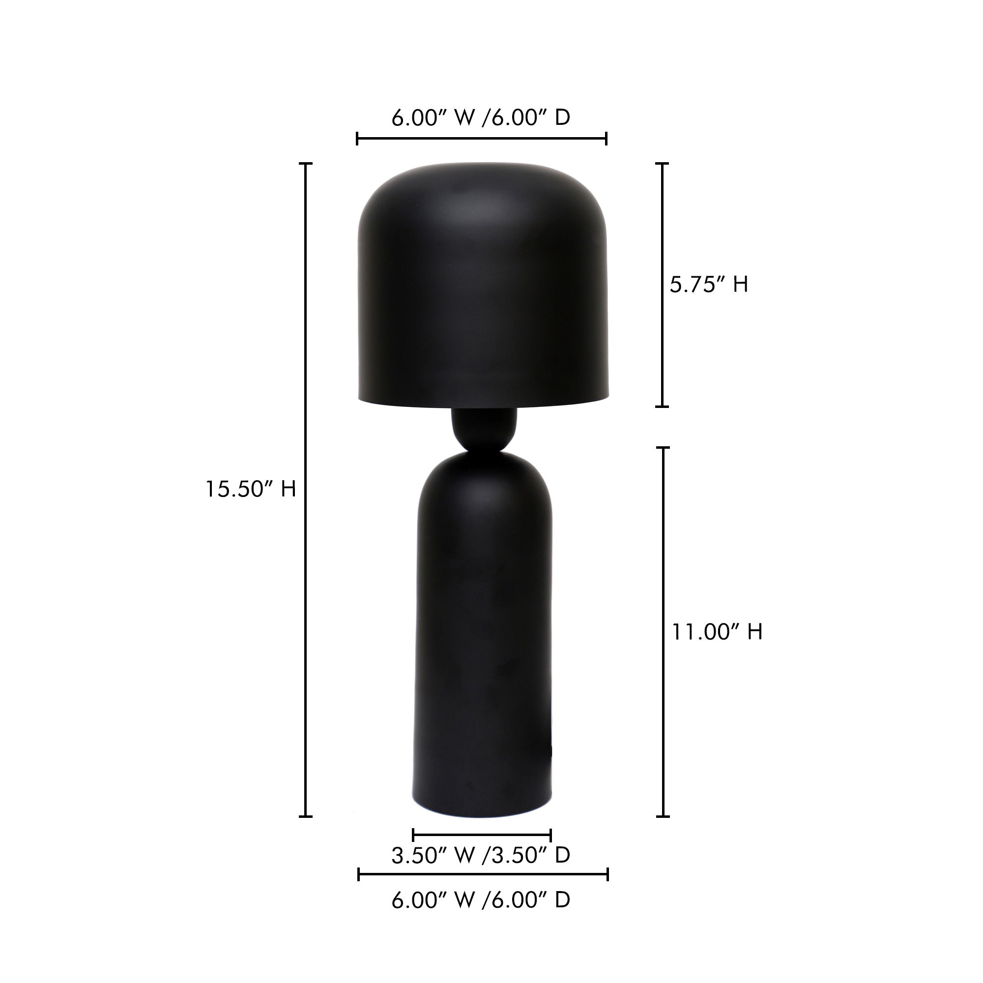 Echo Lamp Black large image 