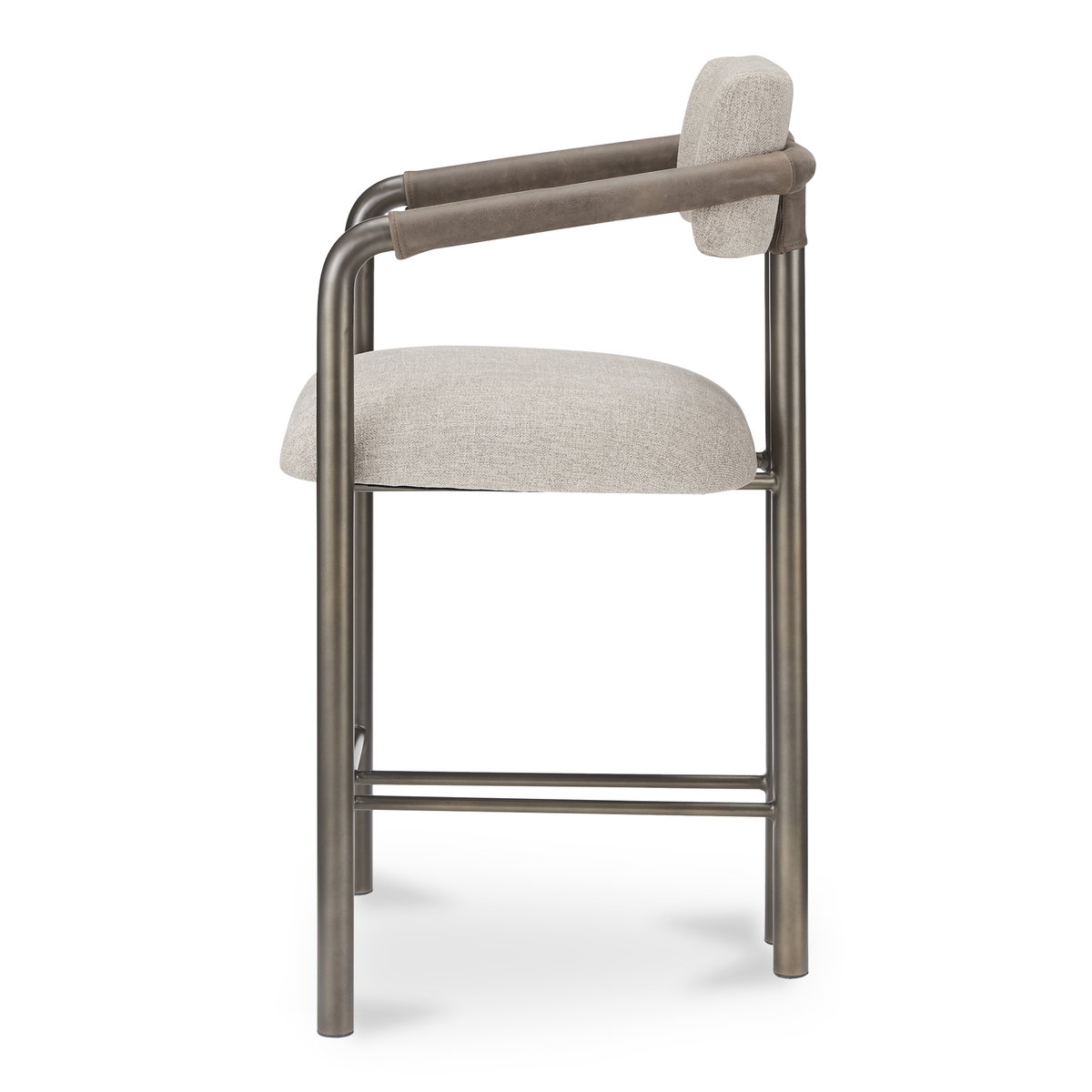 Cassidy Counter Stool Light Brown, Counter & Bar Stool by Moe's Home, 21.5" width x 37.4" height x 22" depth View 3