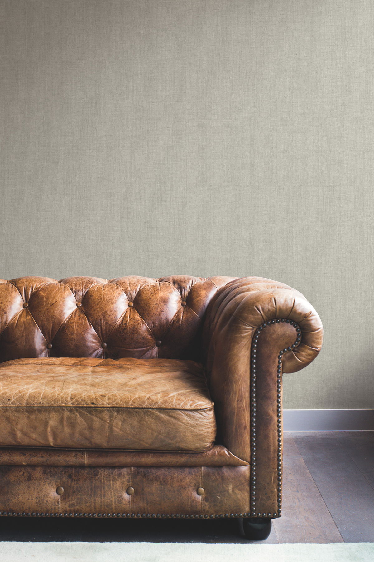 Rugged Linen Powder Sand Wallpaper, by York Wall, 27' length x 2'3" width x 0.02" depth View 2