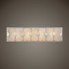 Rene 4 Light Swirl Glass Vanity, Sconce by Uttermost, 27" width x 7" height x 4.25" depth thumbnail 2