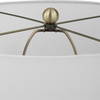 Graphite Ribbed Table Lamp, by Uttermost, 18" width x 24.5" height x 18" depth thumbnail 7
