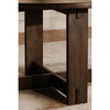 Glenn Round Dining Table Dark Brown thumbnail 6