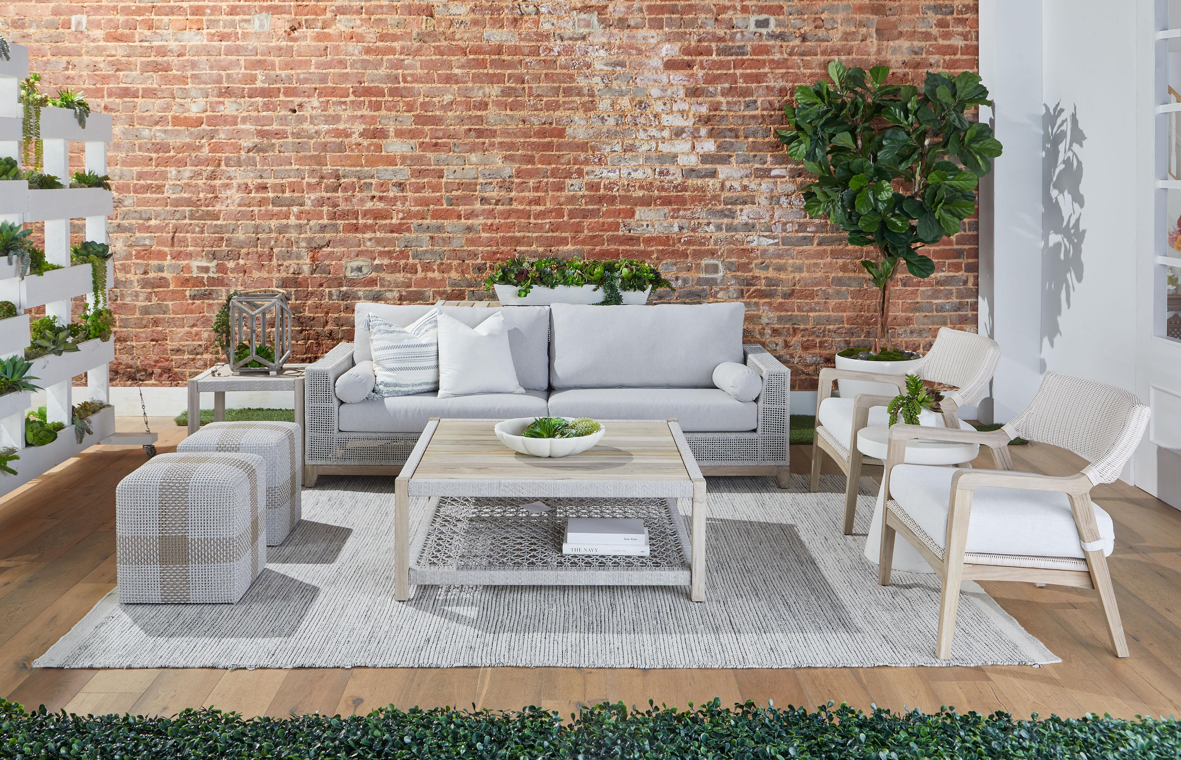 Wrap Outdoor Square Coffee Table large image 