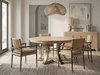 Tower Jupe Dining Table Med Bleached Oak, by Sarreid, 4'7" length x 4'7" width x 2'6" height thumbnail 14