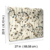 Flourish Teal Peel & Stick Wallpaper thumbnail 7