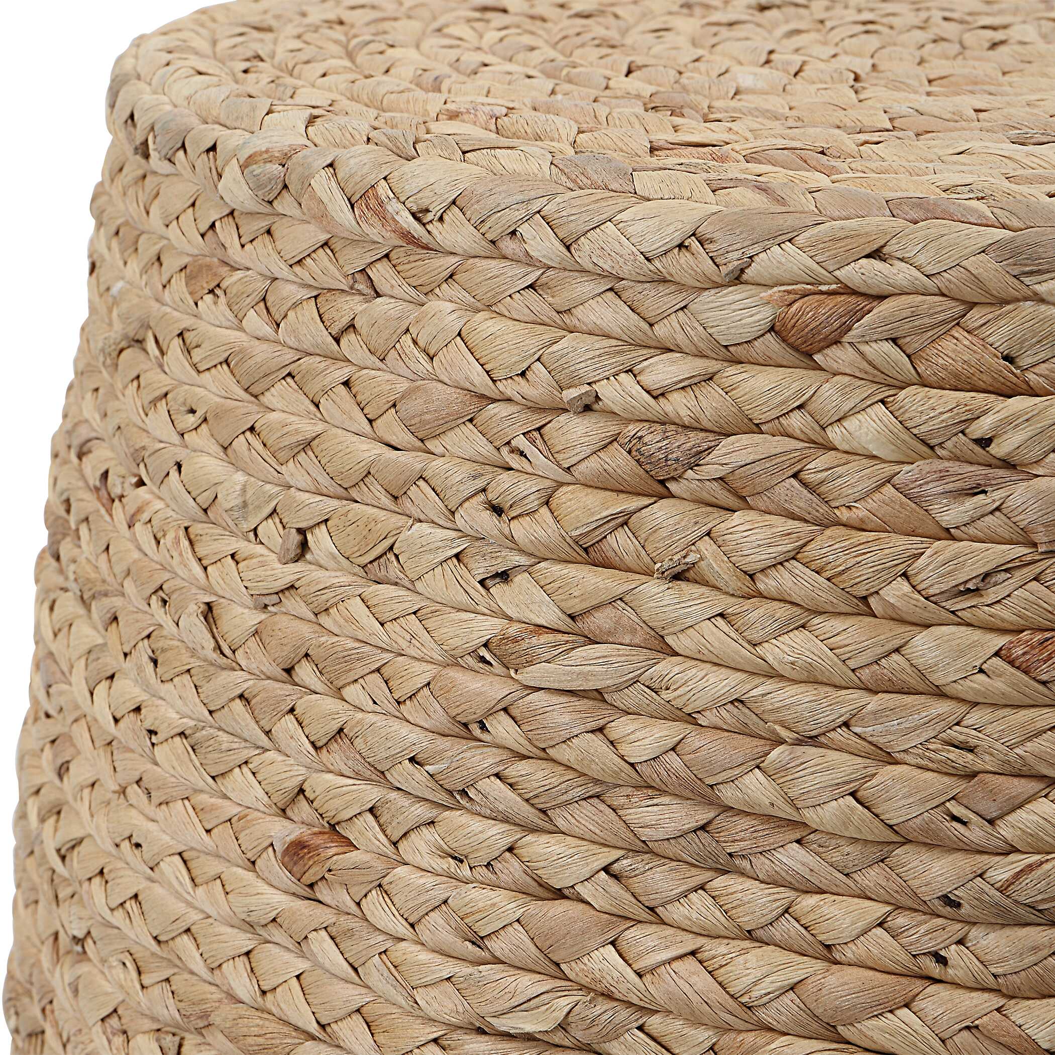 Resort Straw Accent Stool large image 