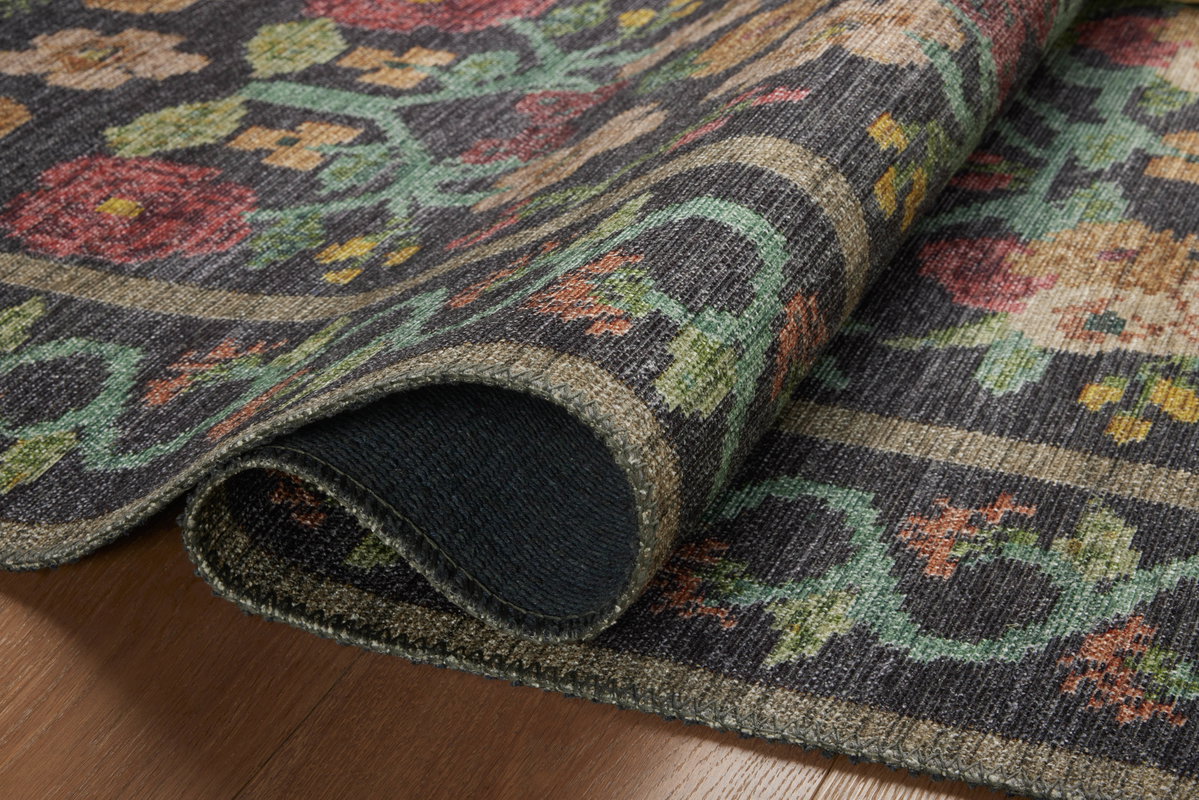 Rifle Paper Co. x Loloi Rosa Rug, 2'6" length x 7'6" width View 6