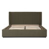 Tobias Bed Queen Olive, by Dovetail, 72" width x 40" height x 90" depth thumbnail 2