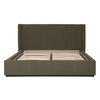 Tobias Bed Queen Olive, by Dovetail, 73" width x 39.75" height x 90.5" depth thumbnail 2