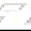 Lyon Outdoor Bench White Terrazzo, by Moe's Home, 5'10.9" width x 1'5.7" height x 1'3" depth thumbnail 14